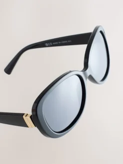 Zwart - Square Wrap Sunglasses