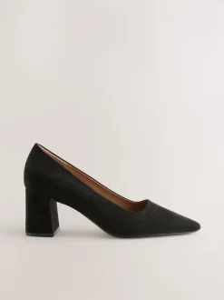 Zwart - Standard Chisel Toe Block Courts
