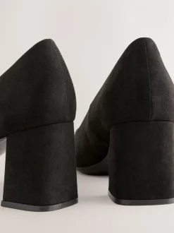 Zwart - Standard Chisel Toe Block Courts