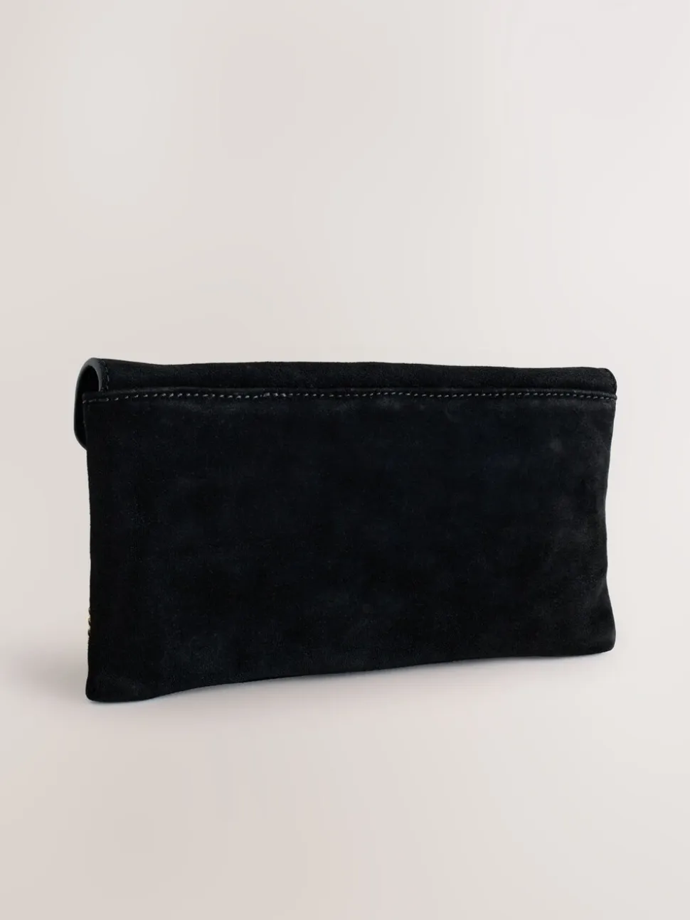 Zwart - Suède clutch