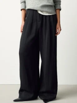 Zwart - Superwide Pleated Trousers