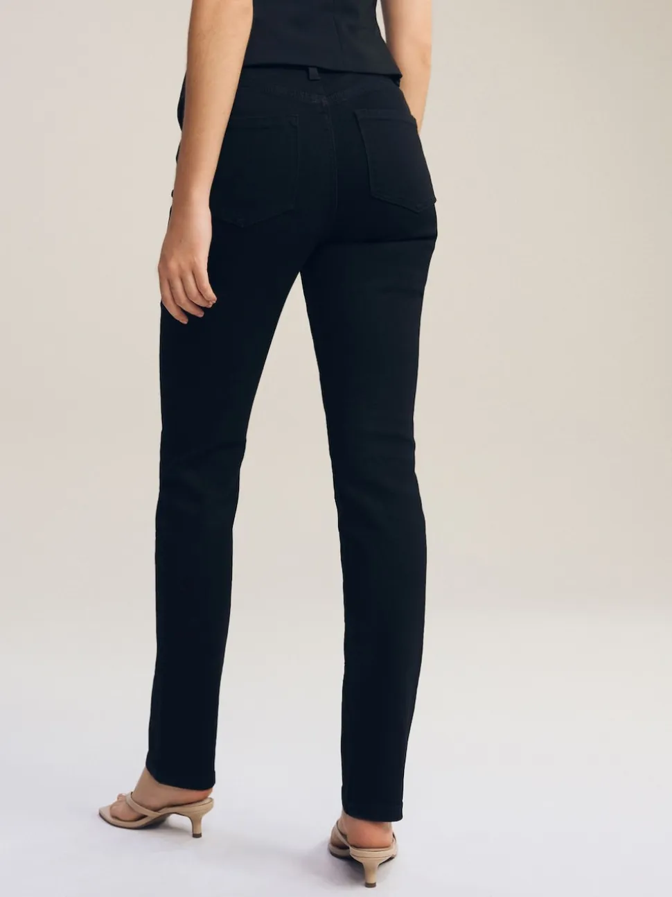 Zwart - Superzachte slim-fit jeans