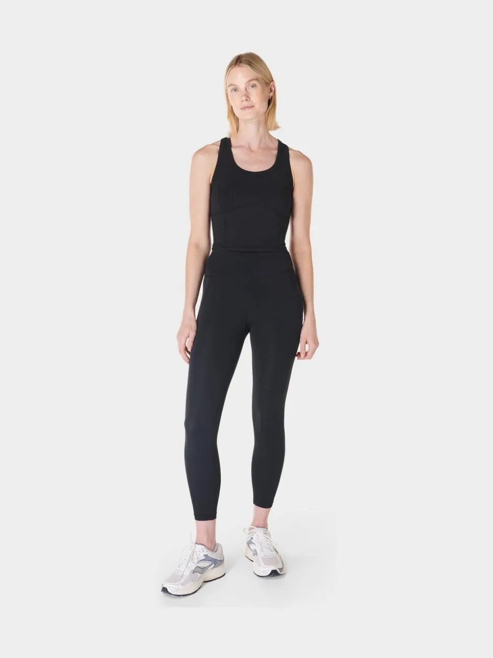 Zwart - Sweaty Betty All Day 7/8 Embossed Leggings