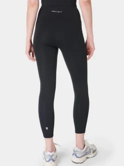 Zwart - Sweaty Betty All Day 7/8 Embossed Leggings