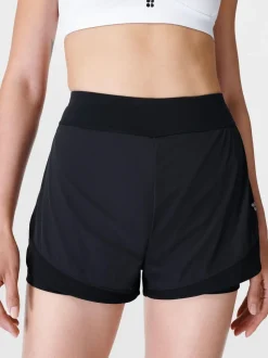 Zwart - Sweaty Betty Tempo Run Shorts