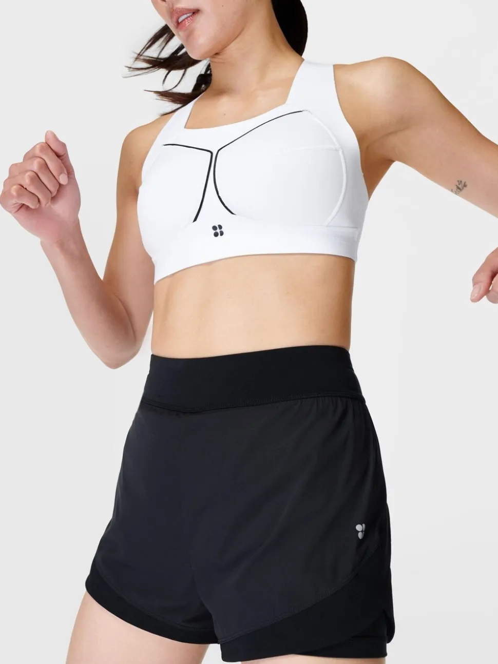 Zwart - Sweaty Betty Tempo Run Shorts