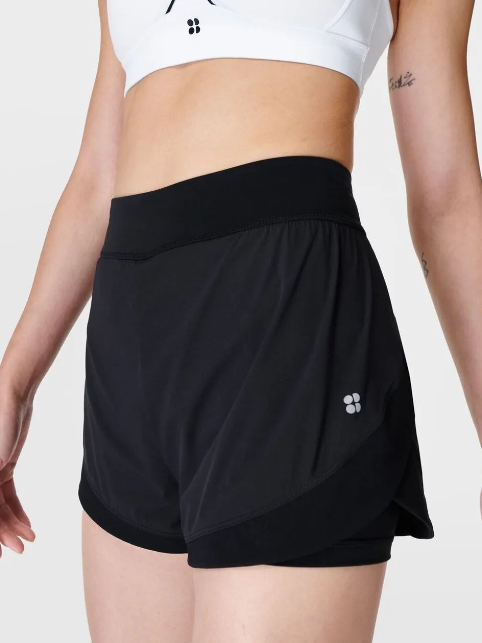 Zwart - Sweaty Betty Tempo Run Shorts