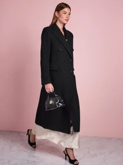 Zwart - Tabitha Simmons X Next Premium Double Breasted Coat