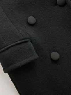 Zwart - Tabitha Simmons X Next Premium Double Breasted Coat