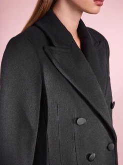 Zwart - Tabitha Simmons X Next Premium Double Breasted Coat