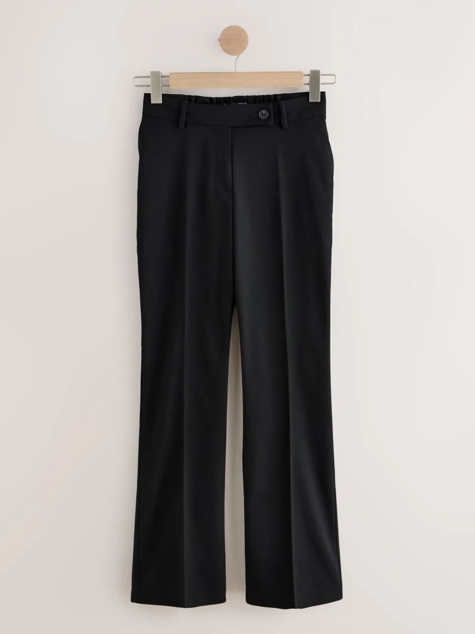 Zwart - Tailored Hourglass Bootcut Trousers with Wool