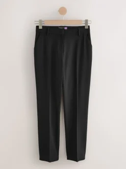 Zwart - Tailored Hourglass Slim Trousers with Wool