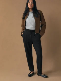 Zwart - Tapered Jersey Joggers
