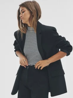 Zwart - The Set Single Breasted Blazer