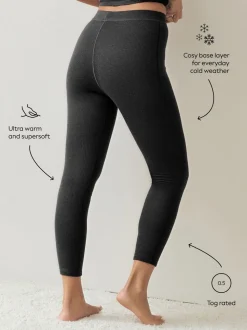 Zwart - Thermal Maximum Warmth Cosy Ribbed Legging