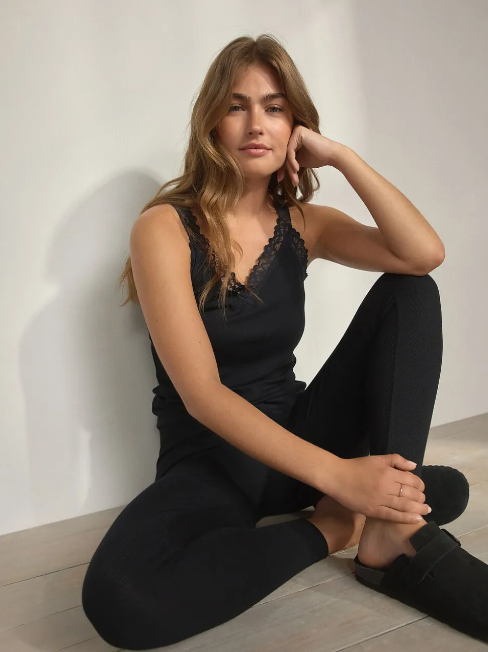 Zwart - Thermische Base Layer-leggings