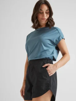 Zwart - Tog 24 damestempo shorts van 100% katoen