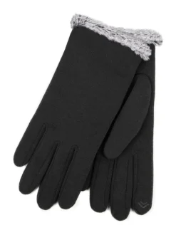 Zwart - Totes Thermal SmarTouch Gloves With Tipped Fur Cuff