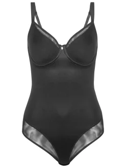Zwart - Triumph - True Shape Sensation - Vormgevende body met beugel