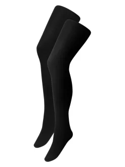Zwart - Ultimate Comfort Opaque Set met twee opaque 40D panty's