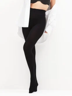 Zwart - Ultimate Comfort Opaque Set met twee opaque 100D panty's
