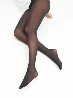 Zwart - Ultimate Comfort Opaque Set met twee opaque 30D panty's