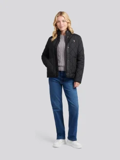 Zwart - U.S. Polo Assn. Lichtgewicht gewatteerd jack