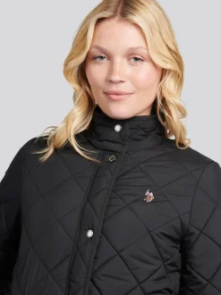 Zwart - U.S. Polo Assn. Lichtgewicht gewatteerd jack