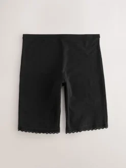 Zwart - Verkoelende katoenen shorts voor de menopauze