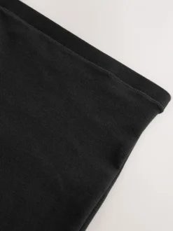 Zwart - Verkoelende katoenen shorts voor de menopauze