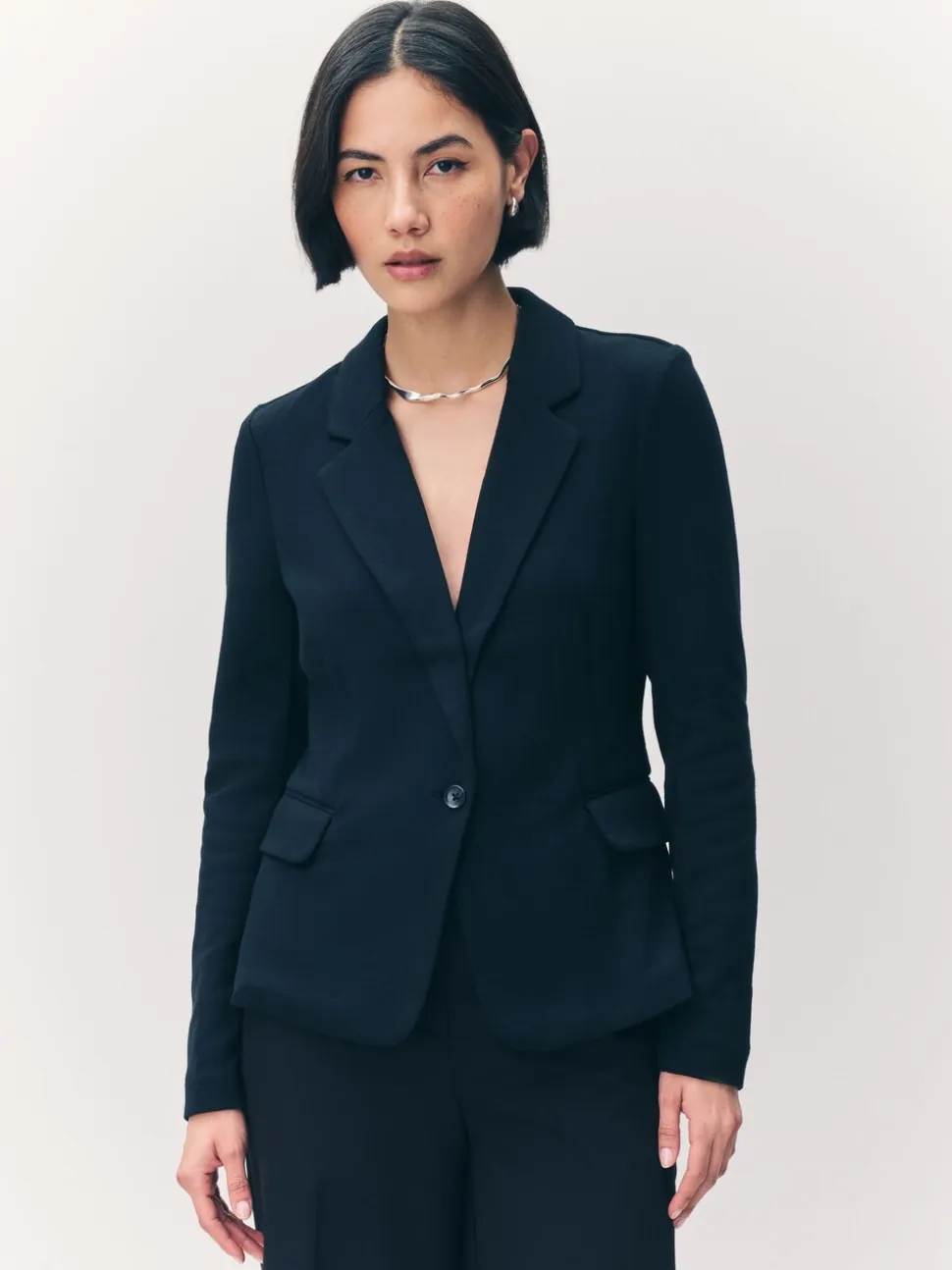 Zwart - Vero Moda blazer met aansluitende pasvorm