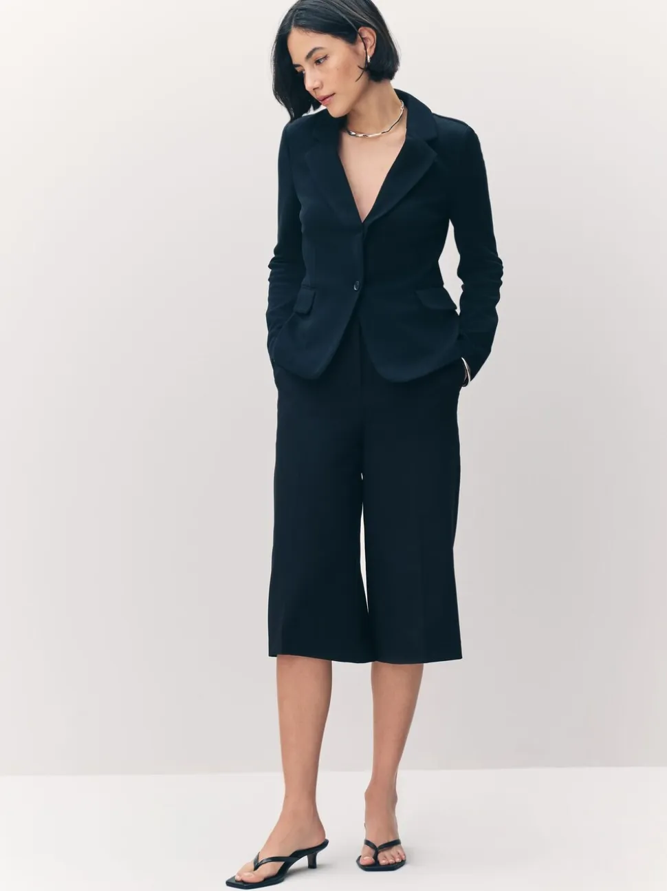 Zwart - Vero Moda blazer met aansluitende pasvorm