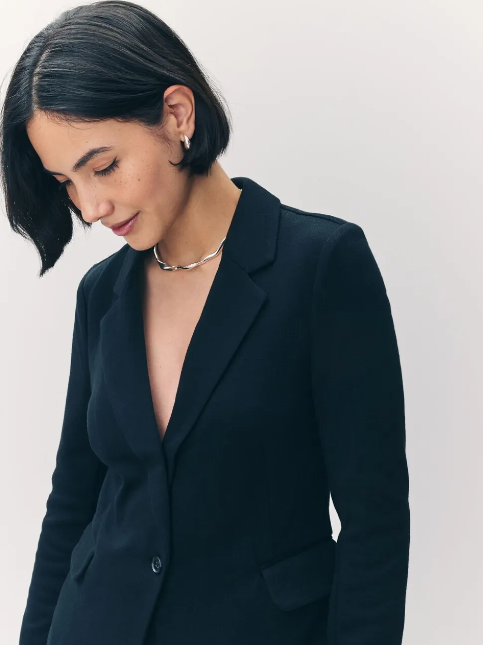 Zwart - Vero Moda blazer met aansluitende pasvorm
