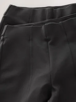 Zwart - Verpakking van 2 ponté leggings