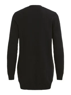 Zwart - VILA Long Sleeve Lightweight Knit Cardigan