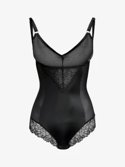Zwart - Wear Your Own Bra - Vormgevende body met sterke buikcorrectie