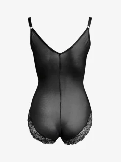 Zwart - Wear Your Own Bra - Vormgevende body met sterke buikcorrectie
