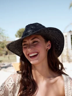 Zwart - Western Hat
