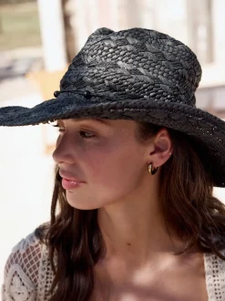 Zwart - Western Hat