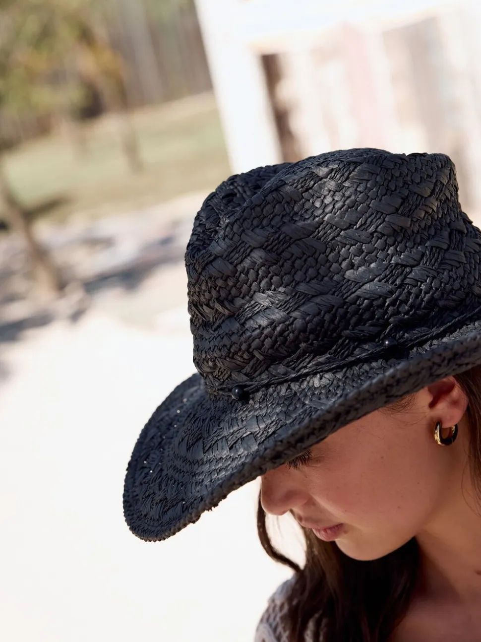 Zwart - Western Hat