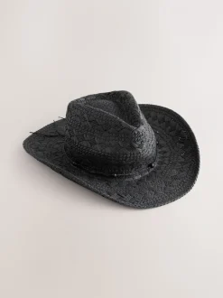 Zwart - Western Hat