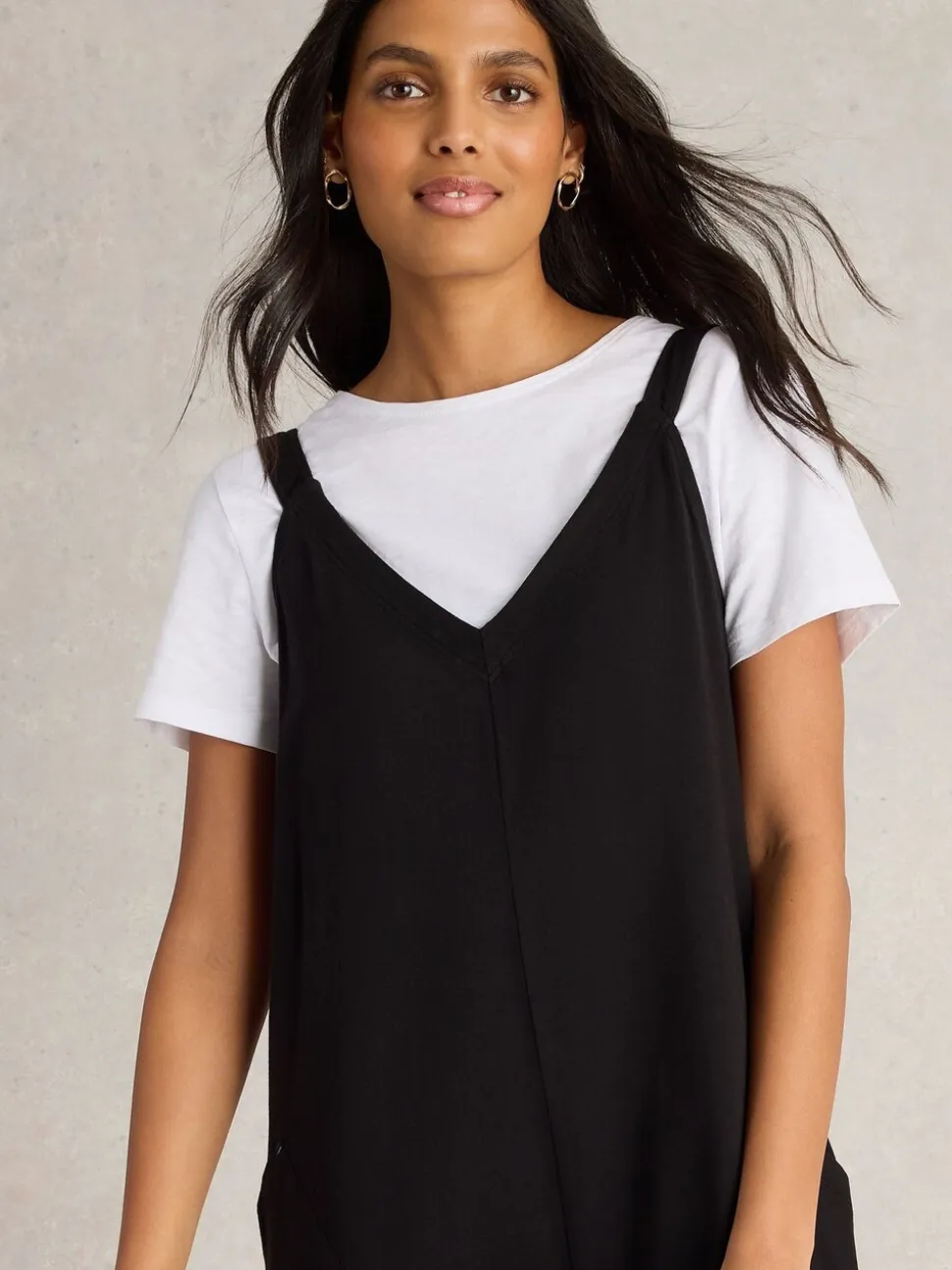 Zwart - White Stuff Selina jersey jumpsuit