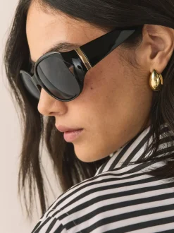 Zwart - Wrap Around Sunglasses