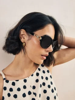 Zwart - Wrap Around Sunglasses