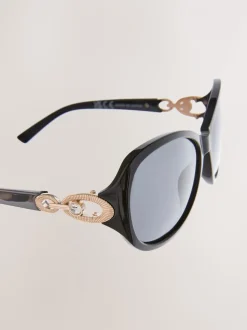 Zwart - Wrap Around Sunglasses