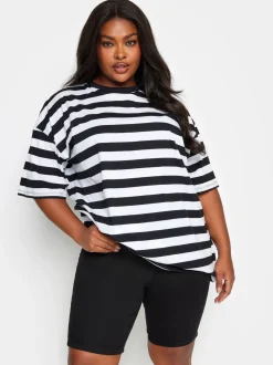Zwart - Yours - Curve - Midwash bermuda shorts