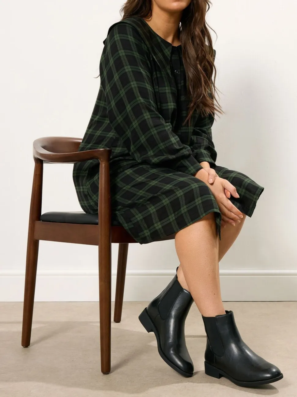 Zwart - Yours Curve Ankle Chelsea Boots