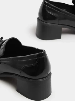 Zwart - Yours Curve Extra Wide Fit Heeled Tassel Loafers