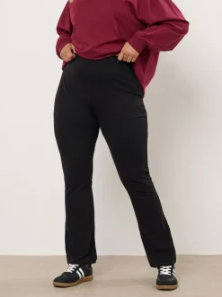 Zwart - Yours Curve Flare Leggings