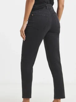 Zwart chroom - Simply Be 99/1 Loose Mom Jeans